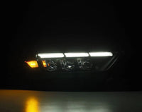 Thumbnail for AlphaRex 15-17 Ford Mustang NOVA LED Proj Headlights Black w/Activ Light/Seq Signal/Switch DRL
