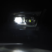 Thumbnail for AlphaRex 19-22 Dodge Ram 1500 LUXX LED Proj Headlights Black w/Seq Activation Light/Seq Signal/DRL