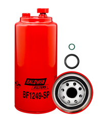 Thumbnail for Baldwin BF1249-SP Fuel/Water Separator Spin-on Filter with Drain and Sensor Port