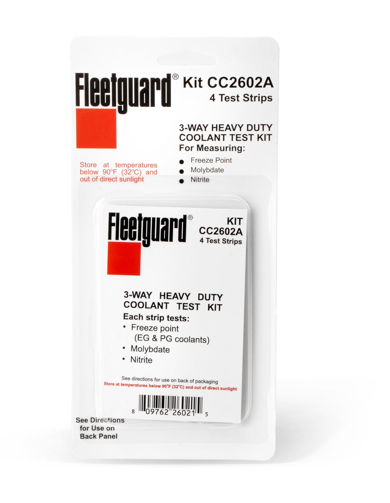 Fleetguard CC2602A Coolant Analysis Strips
