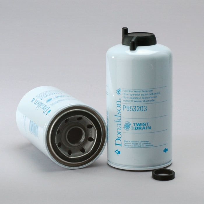 DONALDSON P553203 FUEL FILTER WATER SEPARATOR SPIN-ON TWIST DRAIN