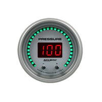 Thumbnail for Autometer 52.4mm Silver Switchable 0-1600 PSI/0-110 BAR Fluid Pressure UltraLite Elite Digital Gauge