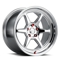 Thumbnail for Kansei K14X Roku 18x9.5in / 5x114.3 BP / 22mm Offset / 73.1mm Bore - Chrome Wheel