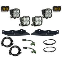 Thumbnail for Baja Designs 17-20 Ford F-150 Raptor S2 SAE Pro Fog Pocket Kit - Amber
