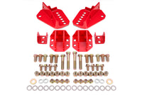 Thumbnail for BMR 64-72 GM A-Body Coilover Conversion Kit Rear Adjust Shock Mt w/o CAB - Red