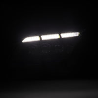 Thumbnail for AlphaRex 13-14 Ford Mustang NOVA-Series LED Projector Headlights Blk w/Activ Lght & Seq.Sig / SB DRL