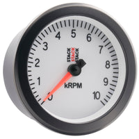 Thumbnail for Autometer Stack Sport 88mm 0-10K RPM Tachometer - White