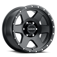 Thumbnail for Raceline 946B Boost 18x8in / 5x114.3 BP / 35mm Offset / 72.62mm Bore - Satin Black Wheel