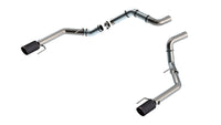 Thumbnail for Borla 21-23 Ford Raptor 3in Tail Pipe Kit 4.5in Tip - Carbon Fiber Black Anodized