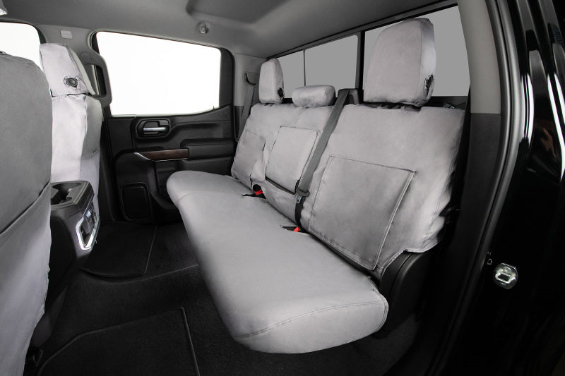 Covercraft 11-24 Dodge Ram Polycotton SeatSaver Custom Second Row Seat Covers - Grey