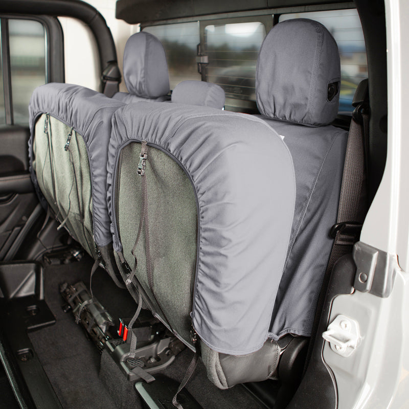 Covercraft 19-20 Ford F150 Carhartt SeatSaver Custom Front Row Seat Covers - Gravel