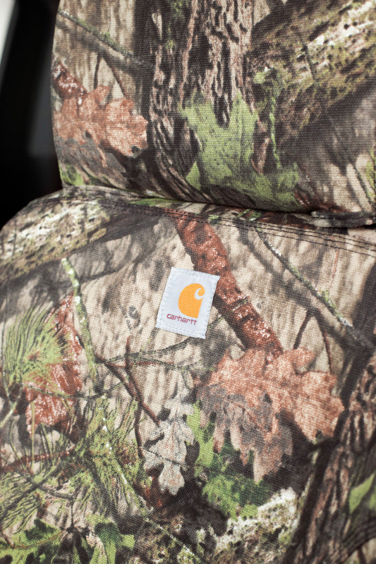 Covercraft 19-24 Chevrolet Silverado Carhartt Camo SeatSaverFront Row Seat Covers - Mossy Oak