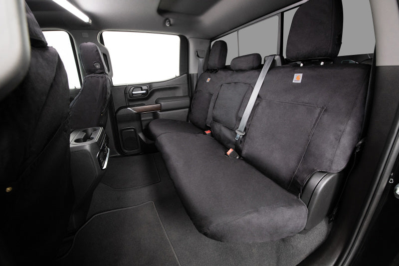 Covercraft 19-24 Chevrolet Silverado Carhartt Super Dux SeatSaverSecond Row Seat Covers - Blk
