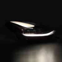 Thumbnail for AlphaRex 17-22 Tesla Model 3/20-23 Model Y NOVA-Series LED Proj Headlights Blk w/Actv Lgt & Seq.Sig