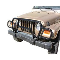 Thumbnail for Rampage 1987-1995 Jeep Wrangler(YJ) Headlight Euro Grill Guard - Black