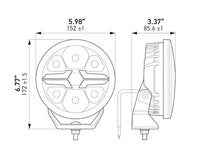 Thumbnail for Hella Blade 6in LED Driving Lamp - (Set of 2)
