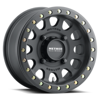 Thumbnail for Method MR401 UTV Beadlock 15x10 / 6+4/25mm Offset / 5x4.5 / 72 CB Matte Black Wheel
