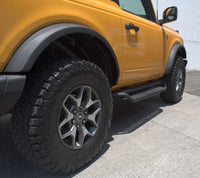 Thumbnail for Go Rhino 2021+ Ford Bronco Dominator Extreme D1 Side Steps w/Brackets - Textured Black