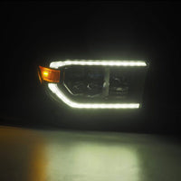 Thumbnail for AlphaRex 07-13 Toyota Tundra / 08-17 Sequoia NOVA LED Proj HL Black w/Actv Light Seq. Sig + DRL
