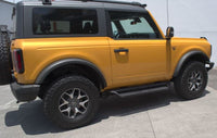 Thumbnail for Go Rhino 2021+ Ford Bronco Dominator Extreme D1 Side Steps w/Brackets - Textured Black