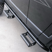 Thumbnail for N-Fab RKR Step System 16-17 Toyota Tacoma Access Cab - Tex. Black - 1.75in