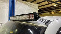 Thumbnail for Fishbone Offroad 99-06 Chevrolet Silverado/Tahoe/Suburban Roof Mounted 50in Lightbar Bracket - Black