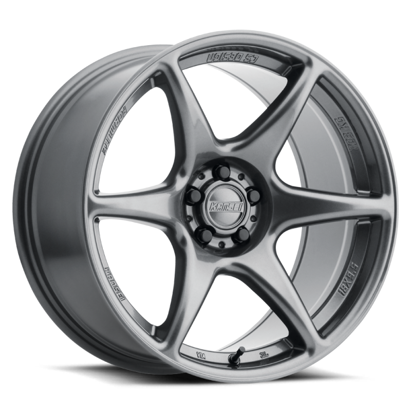 Kansei K11G Tandem 15x7in / 4x114.3 BP / 0mm Offset / 73.1mm Bore - Gunmetal Wheel