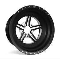 Thumbnail for Race Star 63 Pro Forged 15x14 NBL Sportsman 5x5.00 BC / 2.00 BS Wheel - Black Anodized/Machined