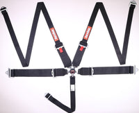 Thumbnail for RaceQuip Black SFI CAMLOCK 5pt PD Lap HNR Seat Belt