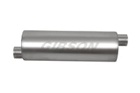 Thumbnail for Gibson SFT Superflow Offset/Offset Round Muffler - 6x24in/2.5in Inlet/2.5in Outlet - Stainless