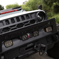 Thumbnail for Go Rhino Xplor Blackout Series Cube LED Spot Light Kit (Surface/Threaded Stud Mnt) 3x3 - Blk (Pair)