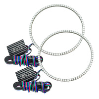Thumbnail for Oracle Jeep Wrangler JL/Gladiator JT LED Surface Mount Headlight Halo Kit- w/o Cntrl SEE WARRANTY