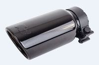 Thumbnail for Go Rhino Exhaust Tip - Black Chrome - ID 3in x L 10in x OD 4in