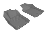 Thumbnail for 3D MAXpider 2012-2019 Fiat 500/500E Kagu 1st Row Floormat - Gray