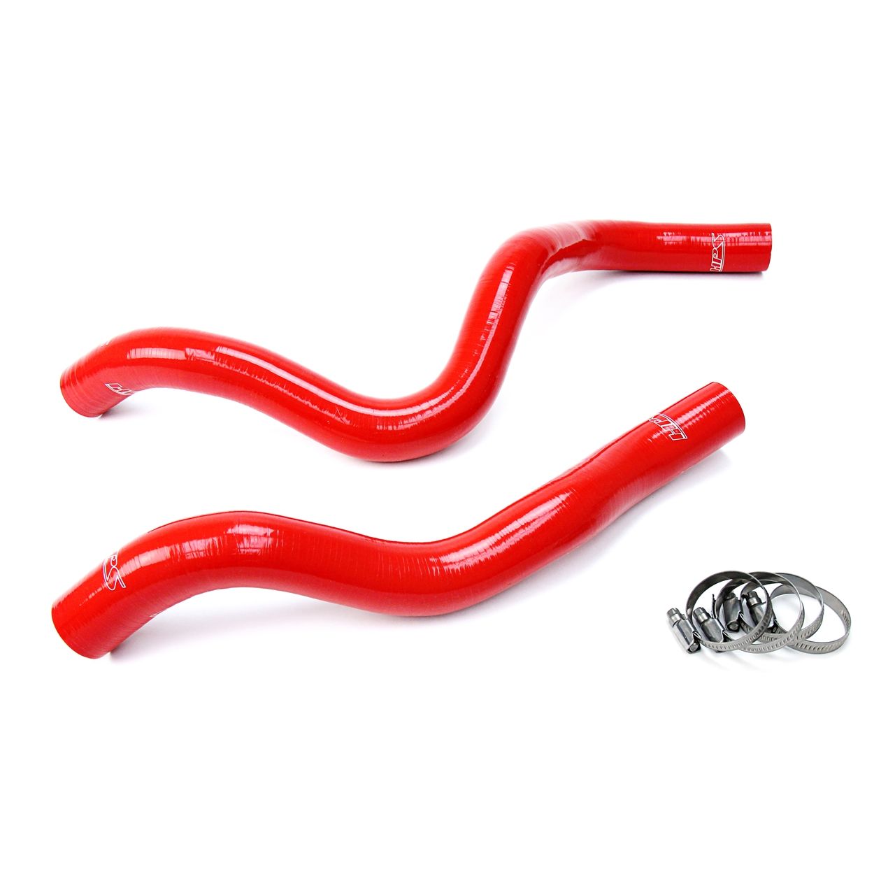 HPS Red Reinforced Silicone Radiator Hose Kit Coolant for Honda 17-18 Ridgeline 3.5L V6
