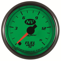 Thumbnail for AutoMeter Gauge Fuel Pressure 2-1/16in. 15PSI Digital Stepper Motor NV