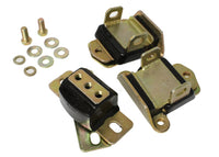 Thumbnail for Energy Suspension 67-72 Camaro/64-72 Chevelle/63-82 Corvette Black Zinc 2 Engine & 1 Trans Mount Set