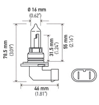Thumbnail for Hella HB3 9005 12V 100W Xenon White XB Bulb (Pair)