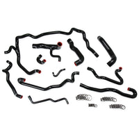 Thumbnail for HPS Black Reinforced Silicone Radiator + Heater Hose Kit Coolant for BMW 04-05 530i E60 Left Hand Drive