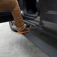 Thumbnail for RealTruck 14-18 Chevrolet Silverado 1500 DC 4dr VoltStep Electric Running Board Kit - Tex. Blk