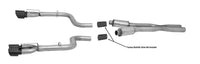 Thumbnail for Gibson 15-19 Dodge Challenger SRT Hellcat 6.2L 3in Cat-Back Dual Exhaust - Black Elite (Ceramic)