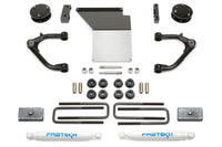 Thumbnail for Fabtech 14-18 GM K1500 w/OE Alum. UCA 4in Uniball UCA System w/Rear Perf. Shocks
