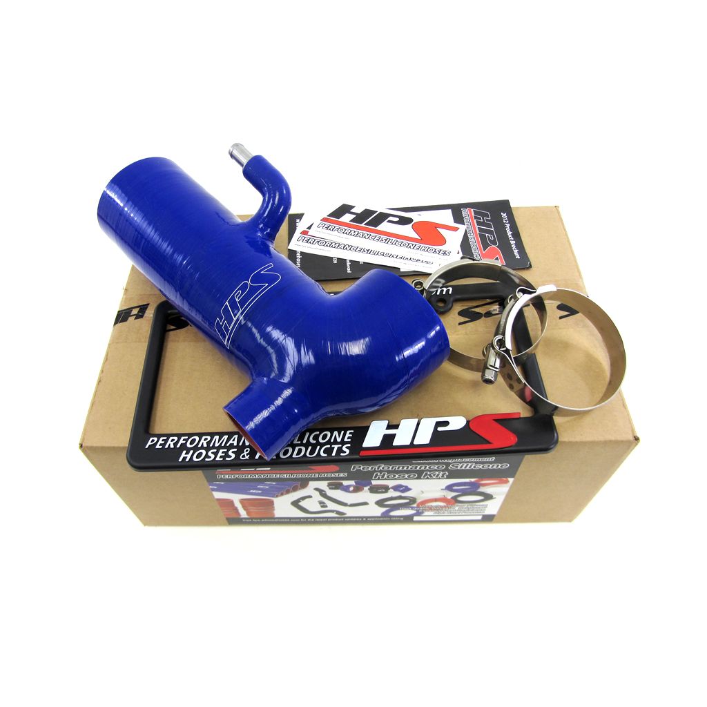 HPS Blue Reinforced Silicone Post MAF Air Intake Hose Kit - Retain Stock Sound Tube for Scion 13-16 FRS