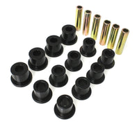 Thumbnail for Energy Suspension 87-96 Jeep Wrangler Black Front/Rear Spring and Shackle Bushing