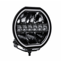 Thumbnail for Go Rhino Xplor Blackout Series Maxline LED Hi/Low Beam w/Multi DRL (Surface Mount) 9in. - Blk