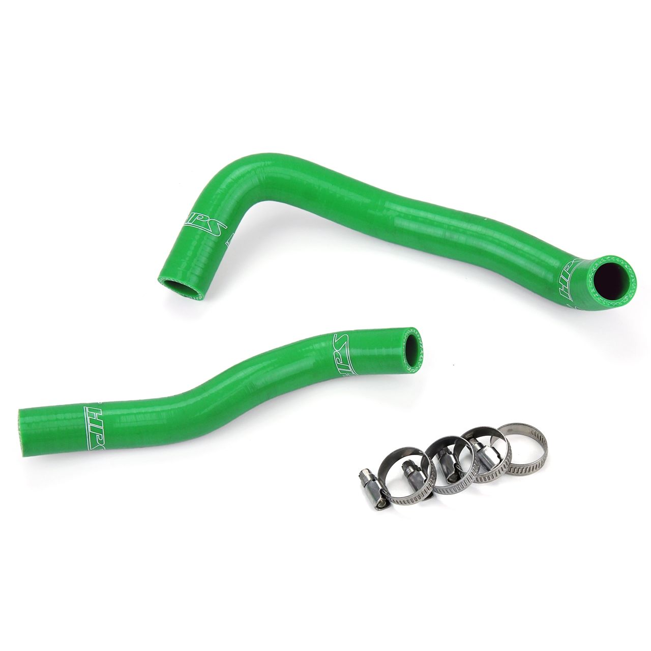 HPS Green Reinforced Silicone Radiator Hose Kit for Kawasaki 03-07 KFX400