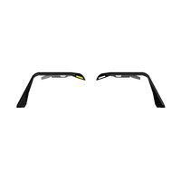 Thumbnail for Road Armor 07-18 Jeep Wrangler JK Stealth Front Fender Flare Body Armor w/LED DRL - Tex Blk