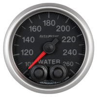 Thumbnail for Autometer Elite 52mm 100-260 Degress F Water Temperature Peak and Warn Gauge w/ Electonic Control