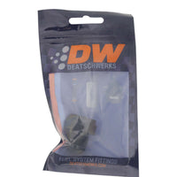 Thumbnail for DeatschWerks 8AN Female Flare to 10AN Male Flare Expander - Anodized Matte Black