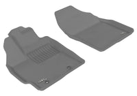 Thumbnail for 3D MAXpider 2010-2011 Toyota Prius Kagu 1st Row Floormat - Gray